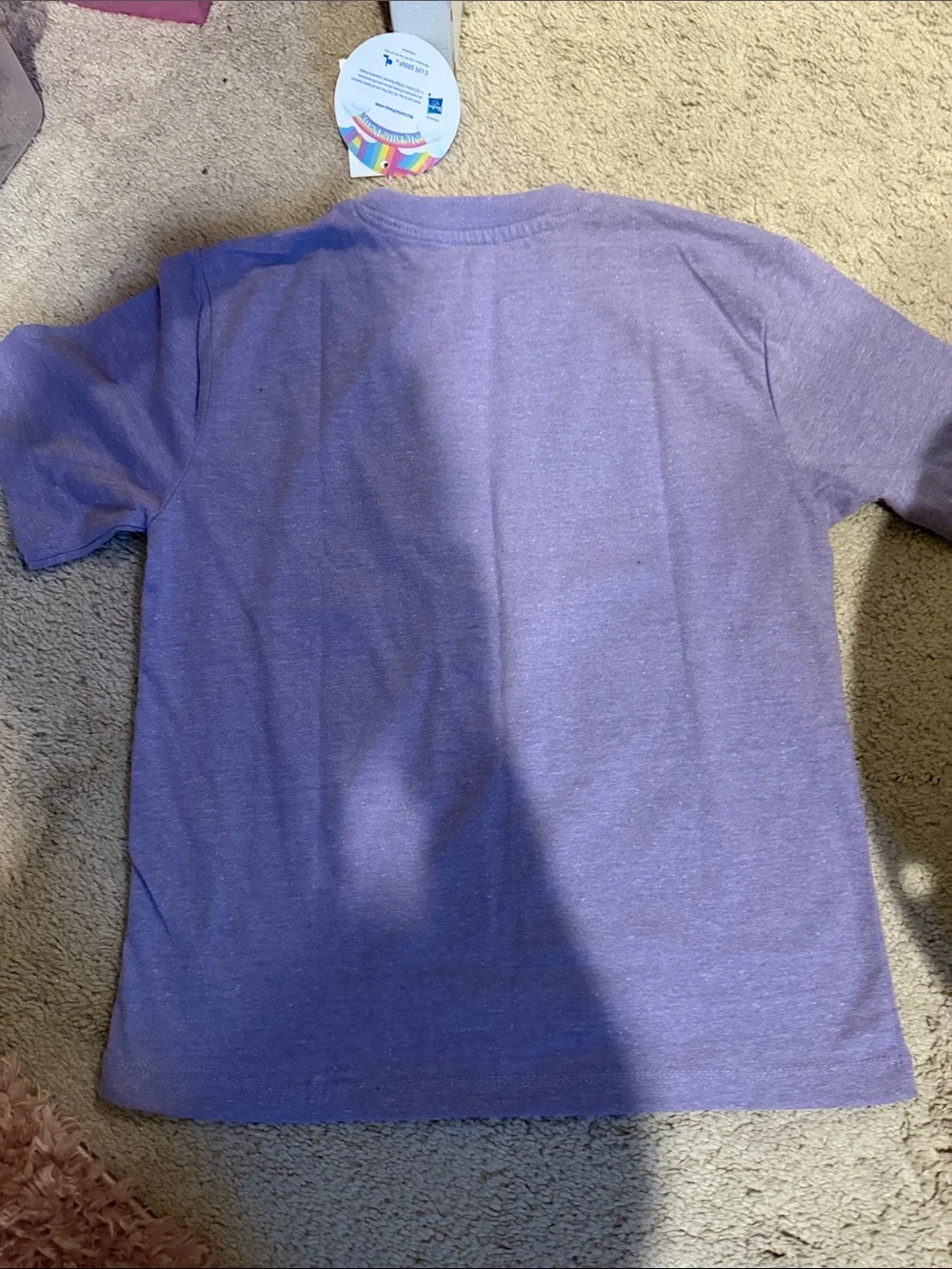 My Little Pony Purple Tee with Rainbow Graphic